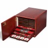 NUMISMATIC SAFE FOR 10 MB COIN BOXES OR 6 MB XL, TINTED MAHOGANY - REF 301415