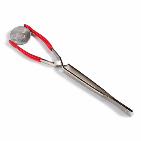 WIDE-GRIP PLASTIC-COATED TONGS FOR COINS - REF 331264