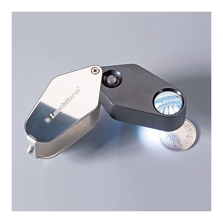 LOUPE PLIABLE DE PRECISION X 10 AVEC LED - REF 329828