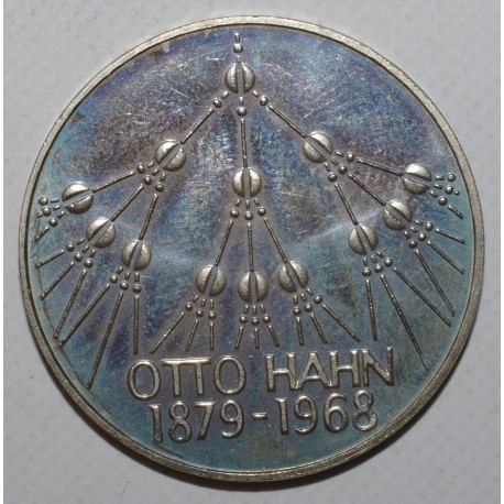 DEUTSCHLAND - KM 151 - 5 MARK 1979 G - Karlsruhe - 100 Jahre seit der Geburt des Chemikers Otto Hahn