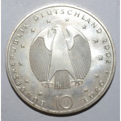 GERMANY - KM 215 - 10 EURO 2002 F - Stuttgart - Introduction of the euro