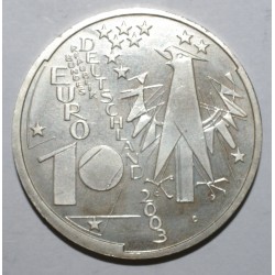 GERMANY - KM 225 - 10 EURO 2003 D - Munich - 100 years of the science and technology museum