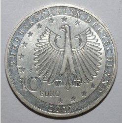 ALLEMAGNE - KM 295 - 10 EURO 2011 G - Karlsruhe - 200 ans de la naissance du musicien Franz Liszt