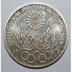 GERMANY - KM 135 - 10 MARK 1972 F - Stuttgart - Munich Olympic Games - Flame