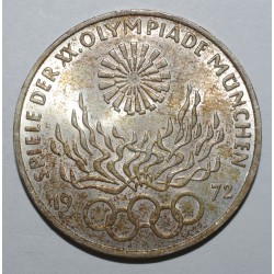 GERMANY - KM 135 - 10 MARK 1972 D - Munich - Olympic Games - Flame