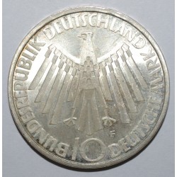 GERMANY - KM 134 - 10 MARK 1972 F - Stuttgart - Munich Olympic Games