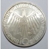 GERMANY - KM 134 - 10 MARK 1972 F - Stuttgart - Munich Olympic Games