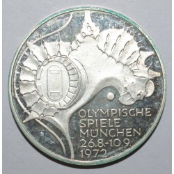 GERMANY - KM 133 - 10 MARK 1972 G - Karlsruhe - Munich Olympic Games - Stadium