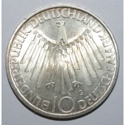 GERMANY - KM 130 - 10 MARK 1972 G - Karlsruhe - MUNICH OLYMPIC GAMES