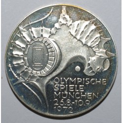 GERMANY - KM 133 - 10 MARK 1972 J - Hambourg - Munich Olympic Games - Stadium