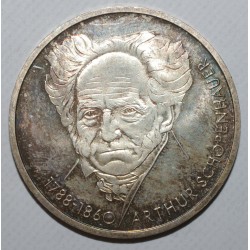 GERMANY - KM 168 - 10 MARK 1988 D - Munich - 200 years since the birth of Arthur Schopenhauer