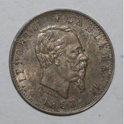 ITALIE - KM 13 - 20 CENTESIMI 1863 BN M - Victor Emmanuel II