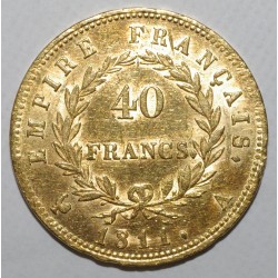FRANCE - KM 696 - 40 FRANCS 1811 A - Paris - TYPE REVERS EMPIRE - GOLD
