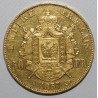 FRANCE - KM 785 - 50 FRANCS 1857 A - GOLD - NAPOLEON III - STROKE ON THE EDGE