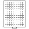 Médailliers MB - Cases carrées de 19 à 270 mm - Format extérieur 236 x 303 x 20 mm