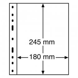 Lot de 10 pages recharges OPTIMA pour 1, 2 ou 3 billets - OPTIMA 1C, 2C et 3C