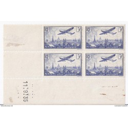 TIMBRES FRANCE - COIN DATE - 3 FRANCS BLEU - 11.9.35 - POSTE AERIENNE - YVERT ET TELLIER 13