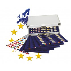 ALUMINUM CASE FOR 30 EURO COIN SETS