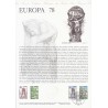 75 - PARIS - TIMBRES 1.00 ET 1.50 FRANCS - 06/05/1978 - EUROPA 78