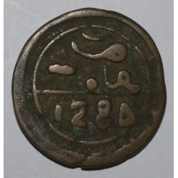 MAROC - C 166.1 - 4 FALUS 1284 AH - 1868 - 4 à l'envers - Mohammed IV