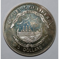 LIBERIA - 5 DOLLAR 2005 - BOOT - MORIC BENOVSKY - 1741 - 1786