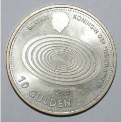NETHERLANDS - KM 228 - 10 GULDEN 1999 - Millennium