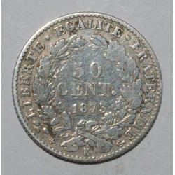 GADOURY 419a - 50 CENT. 1873 K Bordeaux TYPE CERES - TB - KM 834