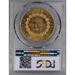 FRANKREICH - KM 832 - 100 FRANCS 1882 A - PCGS MS 65