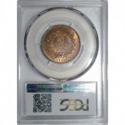 FRANCE - KM 821 - 5 CENTIMES 1896 A Paris TYPE CERES WITH TORCH - MS64