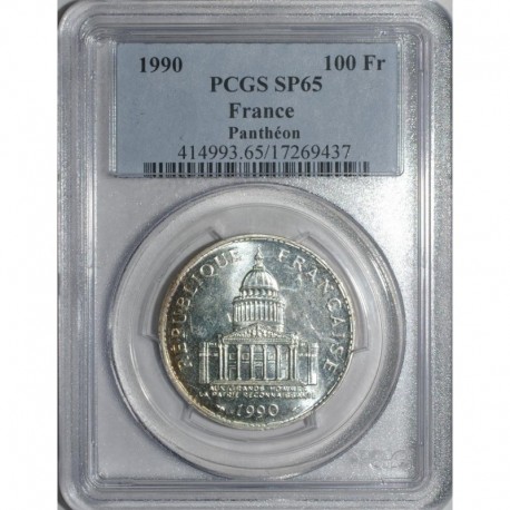 GADOURY 898 - 100 FRANCS 1990 TYPE PANTHEON - FDC PCGS MS 65 - KM 951.1