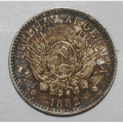ARGENTINIEN - KM 26 - 10 CENTAVOS 1882