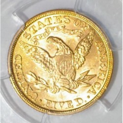 VEREINIGTE STAATEN - KM 101 - 5 DOLLAR 1901 - LIBERTY - GOLD - PCGS MS 63 +