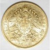 ALLEMAGNE - WURTTEMBERG - KM 622 - 20 MARK 1872 F - Stuttgart - Karl I - OR