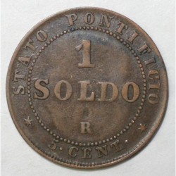 VATICAN - KM 1372.2 - 1 SOLDO 1866 - R - Rome - XXI - PIUS IX