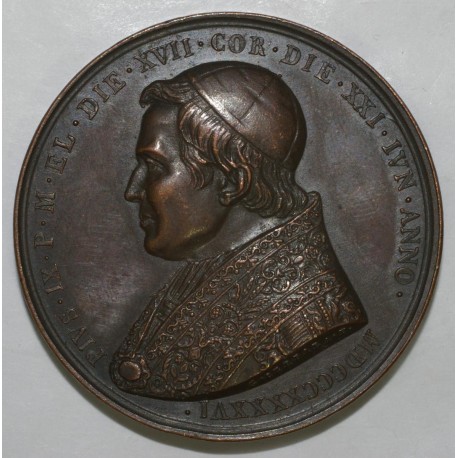 MEDAILLE - VATIKAN - PAPSTE PIUS IX - 1846 MEDAILLE - VATIKAN - PAPSTE PIUS IX - 1846