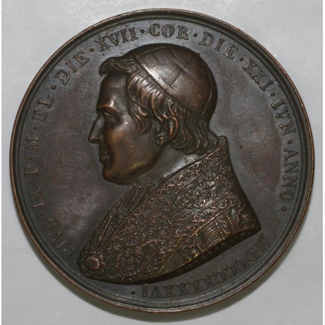 MEDAILLE - VATIKAN - PAPSTE PIUS IX - 1846