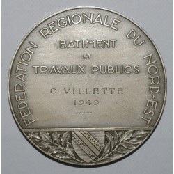 FEDERATION REGIONALE DU NORD-EST - BATIMENT ET TRAVAUX PUBLICS - 1949