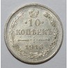 RUSSIA - Y 20a3 - 10 KOPEKS 1916 BC