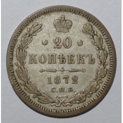 RUSSLAND - Y 22a1 - 20 KOPEKS 1872 AI