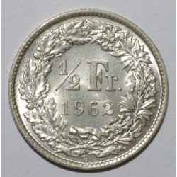 SCHWEIZ -  KM 23 - 1/2 FRANC 1962 B - Berne