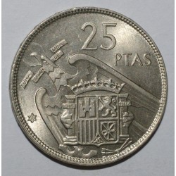 SPAIN - KM 787 - 25 PESETAS 1957 - 65 in the star