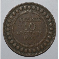 TUNISIE - KM 236 - 10 CENTIMES 1907 A - Paris - Muhammad al-Nasir