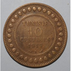 TUNISIA - KM 236 - 10 CENTIMES 1917 A
