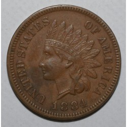 USA - 1 CENT - INDIAN HEAD - 1884 - TRES TRES BEAU PLUS