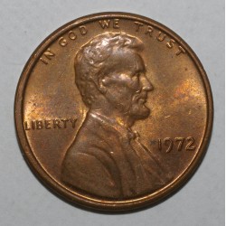 VEREINIGTE STAATEN - KM 201 - 1 CENT 1972 - LINCOLN SMALL CENT - MEMORIAL