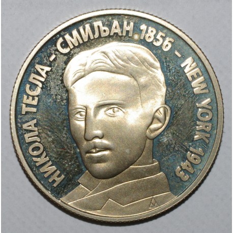 YUGOSLAVIA - KM 169 - 20 NEW DINARS 1996 - NIKOLA TESLA