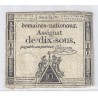 ASSIGNAT DE 10 SOUS - SERIE 341 - 24/10/1792 - DOMAINES NATIONAUX
