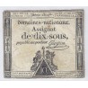 ASSIGNAT DE 10 SOUS - SERIE 1302 - 24/10/1792 - DOMAINES NATIONAUX