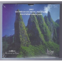 POLYNESIE - COFFRET BRILLANT UNIVERSEL 2002 - 188 FRANCS