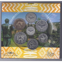 NOUVELLE CALEDONIE - COFFRET 2001 BRILLANT UNIVERSEL - 188 FRANCS